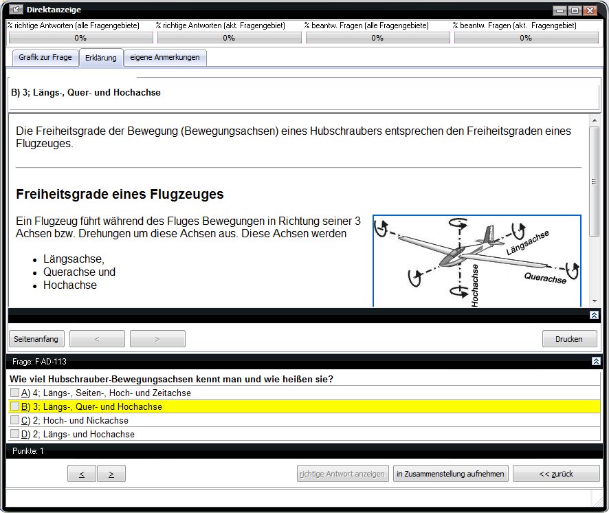 Erkl&auml;rungsbildschirm PPL-H